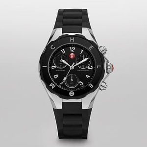 Michele Tahitian Jelly Bean Watch in Black